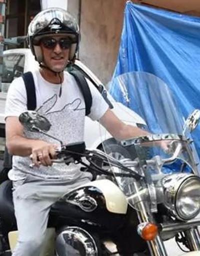 Bekir Aksoy motosikletiyle görüntülendi