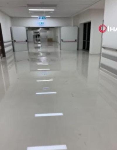 Başakşehir Çam ve Sakura Şehir Hastanesini su bastı