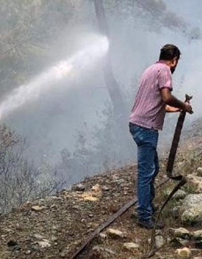 Osmaniyede orman yangını: Ekipler müdahale ediyor