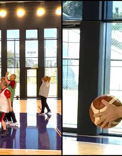 Cumhurbaşkanı Erdoğan’ın yeni basketbol performansı görüntüleri yayınlandı