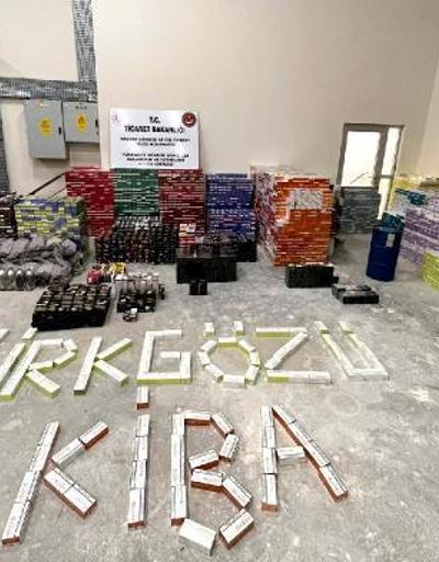 Türkgözü’nde 21,4 milyon TL değerinde kaçak eşya ele geçirildi