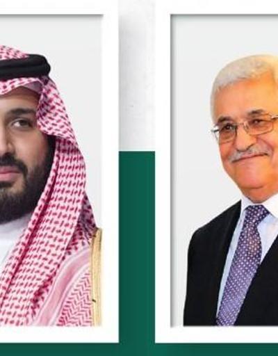 Suudi Arabistan Veliaht Prensi, Filistin Devlet Başkanı ile görüştü