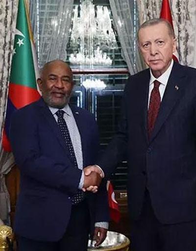 Erdoğan Komorlar Birliği Cumhurbaşkanı Azali ile görüştü