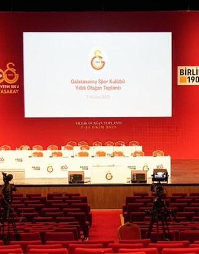 Galatasaray Yıllık Olağan Genel Kurul Toplantısı gerçekleştiriliyor