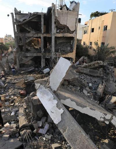 İsrailin Gazze bombardımanı 13üncü gününde sürüyor