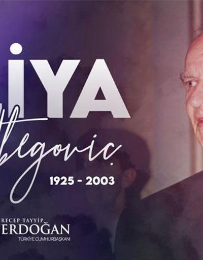 Cumhurbaşkanı Erdoğan, Aliya İzzetbegoviçi ölüm yıl dönümünde andı
