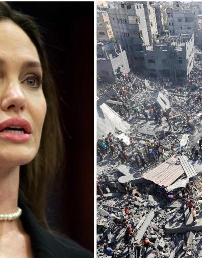 Angelina Jolieden Gazze çağrısı: “İnsanlık acil ateşkes talep ediyor