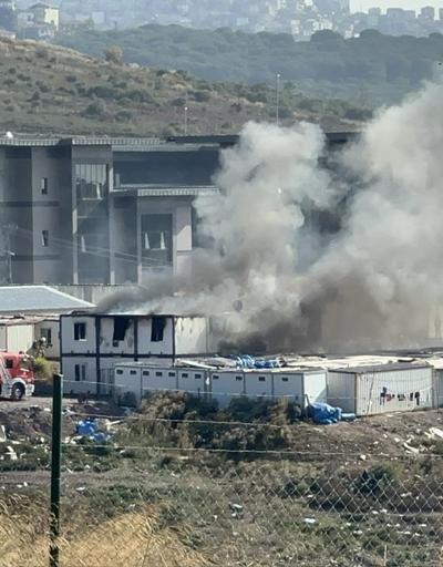 Marmara Üniversitesinin Maltepe yerleşkesinde yangın