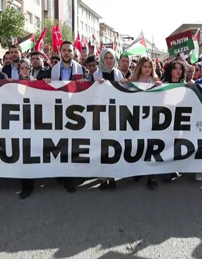 AK Parti Gençlik Kollarından 81 ilde Gazze protestosu