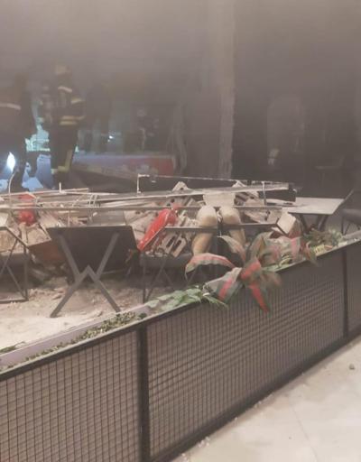Kafedeki patlamada 2 kişi yaralandı