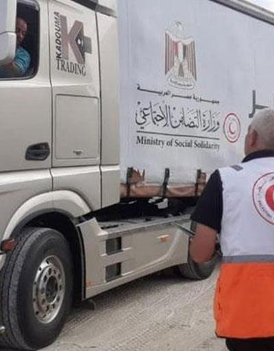 Gazze’ye giren yardım tırı sayısı bin 135’e ulaştı