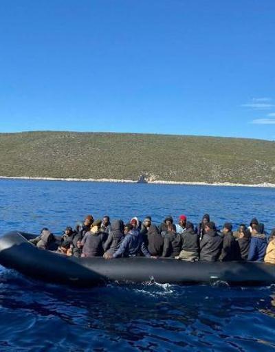 İzmirde 48 kaçak göçmen yakalandı