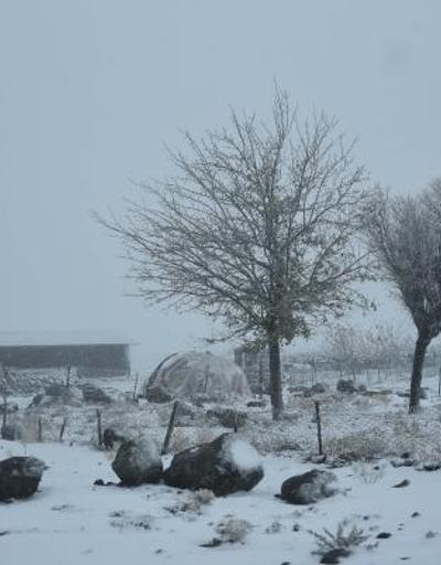 Siverek’te yılın ilk karı yağdı