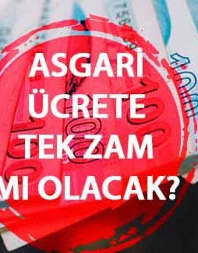 Asgari ücrete tek zam mı olacak Asgari ücret zammı 2024’te 1 kez mi olacak