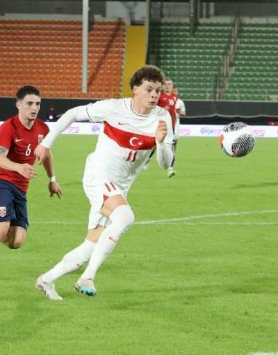 U21 maçında Türkiye, Norveçi 2 golle yendi