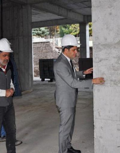Kaymakam Çengel inşaatları inceledi