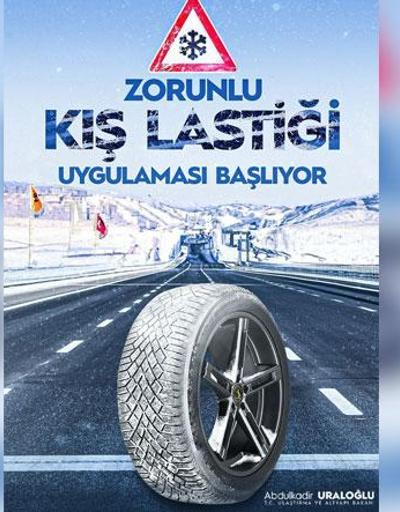 Ulaştırma ve Altyapı Bakanı Uraloğlu: Ticari araçlarda kış lastiği kullanma zorunluluğu İstanbul’da bugün başladı