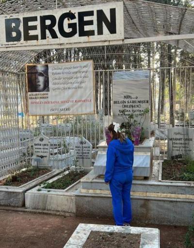 Demet Akalın, Bergenin mezarını ziyaret etti
