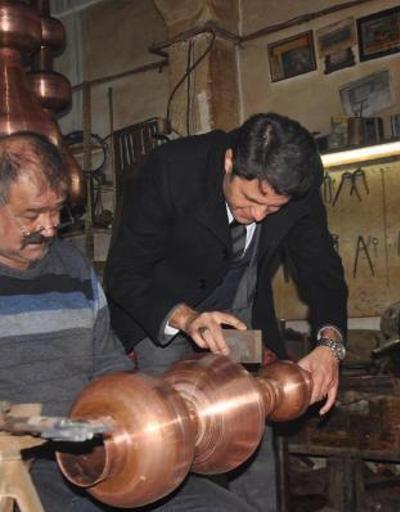 Kaymakam Çengelden bakırcılara ziyaret