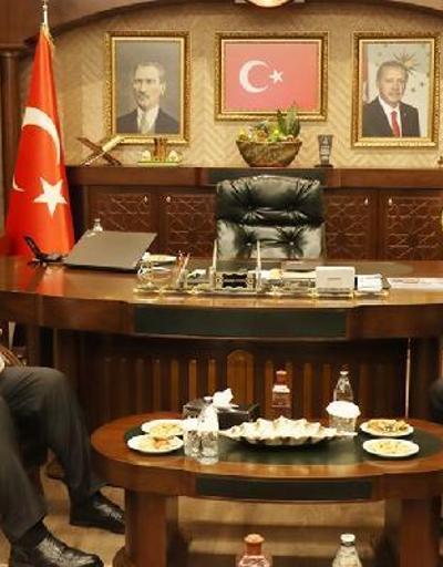Başkan Tutuk, eski TBMM Başkanı Mustafa Şentop’u ağırladı