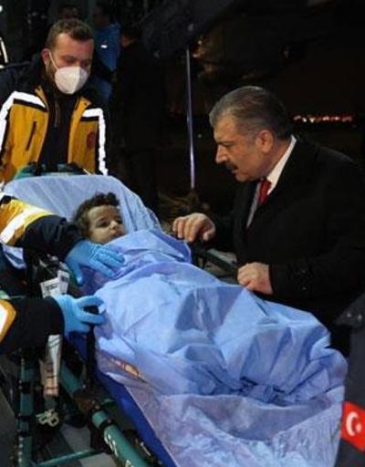 Bakan Koca açıkladı: Gazzeli 68 hasta Ankaraya getirildi