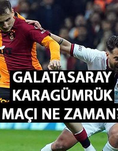GS, Karagümrükü konuk ediyor Galatasaray, Fatih Karagümrük maçı ne zaman, saat kaçta