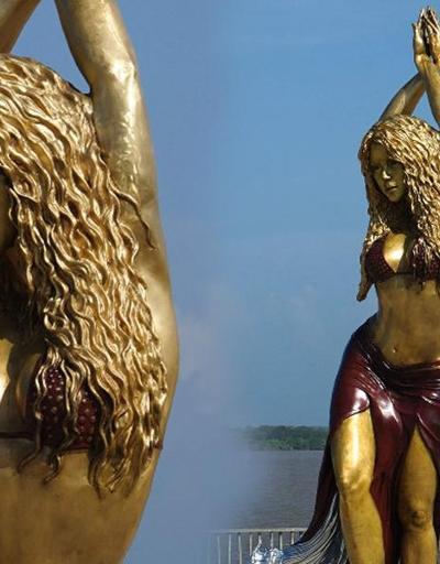 Kolombiya’da dev Shakira heykeli