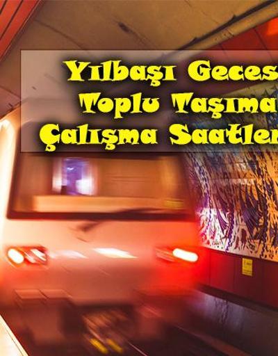 Yılbaşında otobüs, metro, metrobüs kaça kadar çalışıyor Yılbaşı gecesi toplu taşıma çalışma saatleri (İstanbul, Ankara, İzmir)
