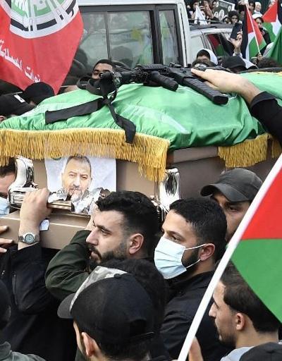Hamas’ın iki numarası Aruri için Beyrut’ta cenaze töreni