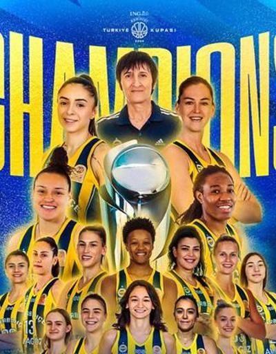 ING Kadınlar Türkiye Kupasında şampiyon Fenerbahçe Alagöz Holding