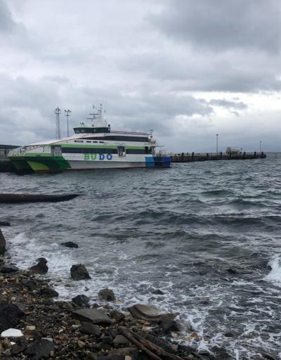 Bursada fırtına; deniz otobüsü seferleri iptal edildi