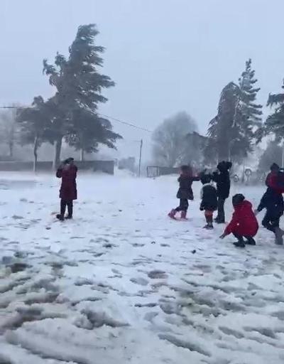 Trakyada yoğun kar yağışı Bazı okullar tatil edildi