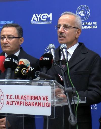 Bakan Uraloğlu: Bakırköy- Kirazlı Metro Hattı Şubat sonunda hizmete alınacak