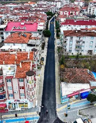 Erbaa’da asfalt çalışmaları sürüyor