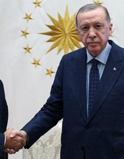 Cumhurbaşkanı Erdoğan, DSP Genel Başkanı Aksakalı kabul etti