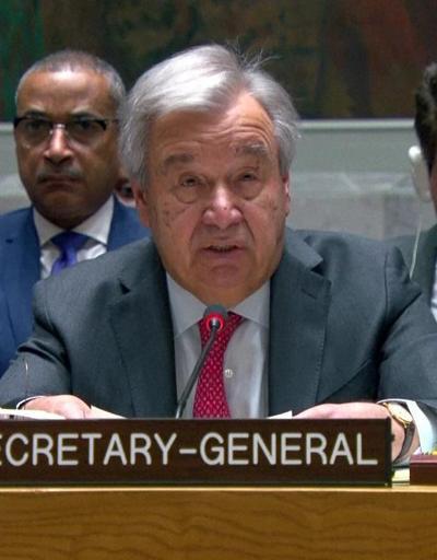 BM Genel Sekreterinden İsraile sert tepki
