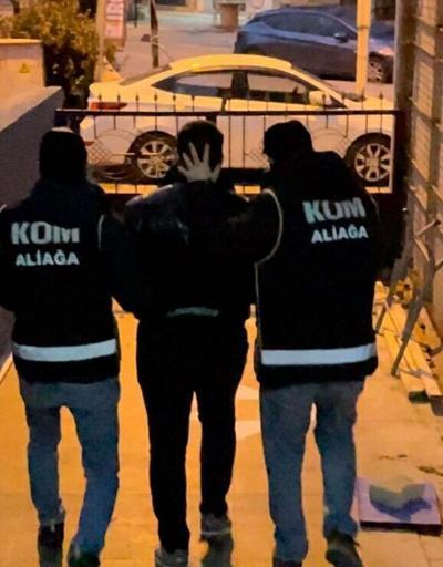 İzmirde 41 ayrı suçtan aranan firari hükümlü yakalandı