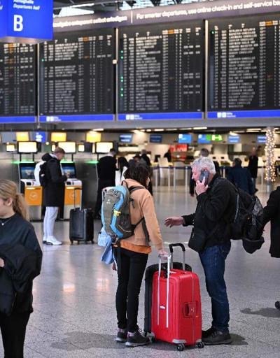 Almanyada 5 havalimanında yine greve gidiliyor