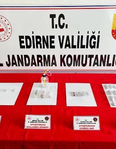 Edirne’de evinde uyuşturucu ele geçirilen şüpheliye gözaltı