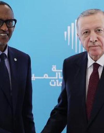 Cumhurbaşkanı Erdoğan, Ruanda Cumhurbaşkanı ile görüştü