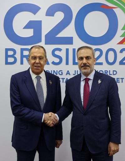 Bakan Fidan, Rusya Dışişleri Bakanı Lavrov ile görüştü