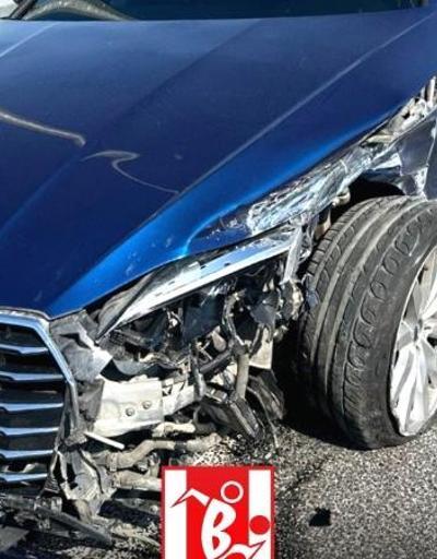 Balıkesirsporun Başkanı Nedim Ömer kaza yaptı