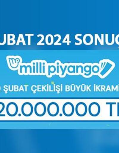 29 Şubat 2024 Milli Piyango sonuçları... MP bilet sorgulama millipiyangoonline.com