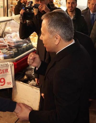 İçişleri Bakanı Yerlikayadan Üsküdarda esnaf ziyareti