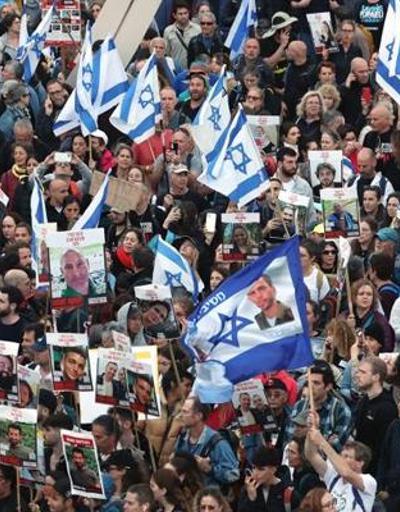 İsrailde binler Başbakanlık Konutu’na yürüdü: Onları hemen evlerine getirin