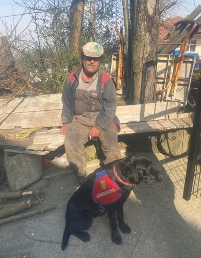 İz takip köpeği Voltaj, kaybolan engelliyi ormanda buldu