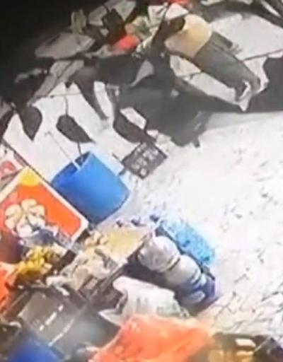 Sultangazide çöp kovası hırsızlığı kamerada