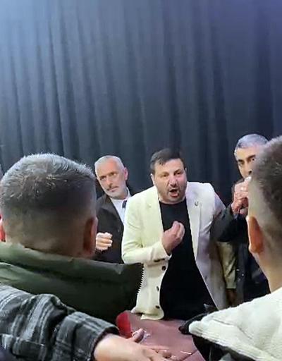YRP Düzce Belediye başkan adayı türkücü Davut Güloğlu, kahvehanede vatandaşla tartıştı