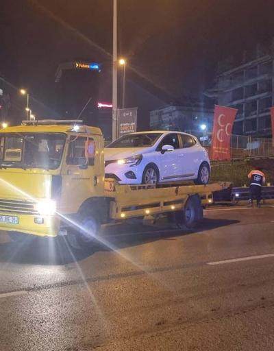 İstanbul-Maltepe D-100 Karayolu’nda 2 otomobil çarpıştı: 2 yaralı