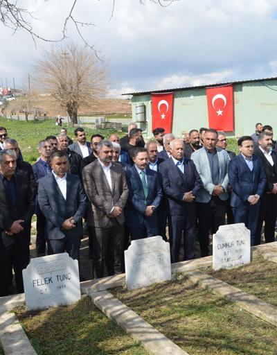 Mardinde PKKlı teröristlerin şehit ettiği 5’i çocuk, 8 kişi törenle anıldı